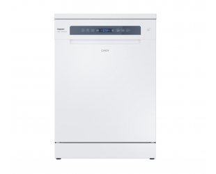 Indaplovė Candy RapidÓ CF 3C7F0W, plotis 60 cm, aukštis 85 cm, klasė C, Eco programa, talpa 13, Wi-Fi, Bluetooth, balta.