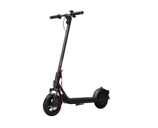 Elektrinis paspirtukas Segway F2 Pro E II, 900 W, iki 25 km/h, 10", juodas ir raudonas.