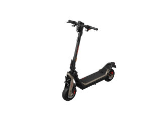 Elektrinis paspirtukas Segway Superscooter GT3 Pro, Max 2x3500W, iki 80 km/h, 11", juodas ir auksinis.