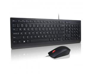 Klaviatūra ir pelė Lenovo Essential Laidinė AI JAV Anglų su Euro simboliu 103P