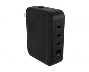 Įkroviklis Hyper HyperJuice 145W USB-C GaN, su 4 jungtimis, juodas