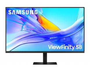 Monitorius Samsung ViewFinity S8, 37 in, VA, UHD 3840x2160, 60 Hz, HDMI, DisplayPort, USB-C, 90W, Height, pivot, swivel, tilt, Ethernet