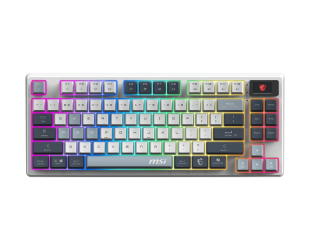Klaviatūra MSI FORGE GK600 TKL, belaidė, mechaninė, linijinė