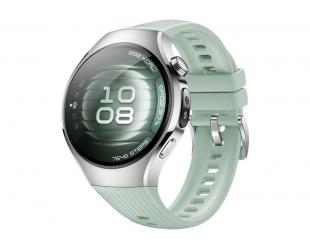 Išmanusis laikrodis Huawei Watch 5, metalinis korpusas, fluorelastomerinė šviesiai žalia apyrankė, Soc-L19F