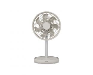 Ventiliatorius Duux Rize Flex, 21 cm skersmens, 4 greičiai, su oscilacija, 10 W, pilkšvai rudas.