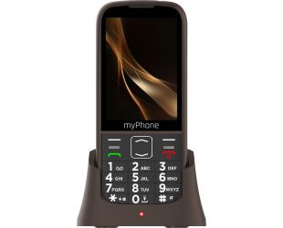 Telefonas myPhone Halo 4 Plus LTE, 3.5" IPS, 48 MB, 128 MB, Dual SIM, MicroSD, 3G, Bluetooth, pagrindinė kamera 2 MP, 2500 mAh, rudas.