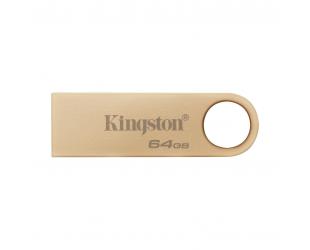 USB atmintinė Kingston DataTraveler SE9 G3, 64GB, USB 3.2, auksinė