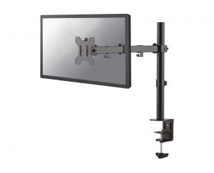 Monitoriaus laikiklis Neomounts FPMA-D550BLACK, reguliuojamas aukštis, pasukimas, pakreipimas, sukimasis, juodas.