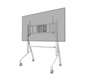 Stovas Neomounts FL50-575WH1, reguliuojamas aukštis, 65-110", maksimali apkrova 125 kg, baltas