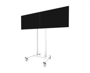 Stovas Neomounts ADM-875WH2, reguliuojamas aukštis, 42-65", maksimali apkrova 40 kg, baltas