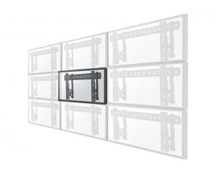 Sieninis laikiklis Neomounts LED-VW1000BLACK, vaizdo sienos laikiklis, 40-75", maksimali apkrova 50 kg, juodas