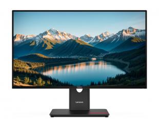 Monitorius Lenovo ThinkVision T27Q-40, 27 in, IPS, QHD 2560x1440 at 120 Hz, 350 cd/m², HDMI, DisplayPort, aukščio reguliavimas, pasukimas, pasvirimas.