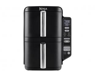 Karšto oro gruzdintuvė NINJA SL300EU, dvigubo sluoksnio su 2 stalčiais, galia 2470 W, talpa 7.6 L, juoda