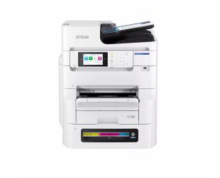 Daugiafunkcis spausdintuvas Epson WorkForce Pro EM-C8101RDWF, faksas / kopijavimas / spausdinimas / skenavimas, spalvotas, rašalinis, A3, baltas