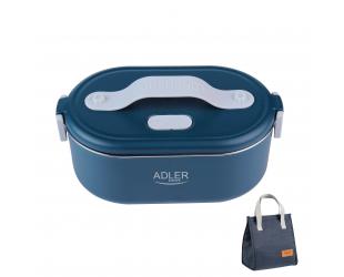 Šildoma pietų dėžutė Adler AD 4522, 0.8 L, plastikas/nerūdijantis plienas, mėlyna, su dangčiu