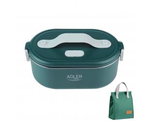 Šildoma pietų dėžutė Adler AD 4522, 0.8 L, plastikas/nerūdijantis plienas, žalia, su dangčiu