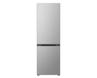 Šaldytuvas LG GBV3100EPY, laisvai pastatomas, 186 cm, apačioje šaldiklis, 234 l šaldytuvo, 110 l šaldiklio talpa, automatinis atitirpinimas, klasė E, sidabrinis.