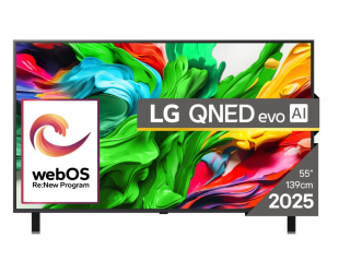 Televizorius LG 55QNED85A3C, 4K UHD (2160p), webOS