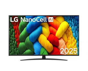 Televizorius LG 75NANO81A3A, 75", 190 cm, 4K UHD (2160p), webOS