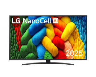 Televizorius LG 50NANO81A3A, 50" 126 cm 4K UHD (2160p) webOS