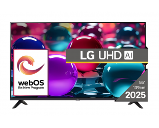 Televizorius LG 55UA73003LA, 55", 140 cm, 4K UHD (2160p), webOS