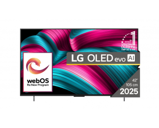 Televizorius LG OLED42C51LA, 42", 107 cm, 4K UHD (2160p), webOS
