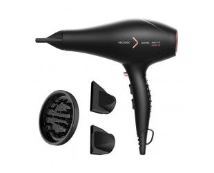 Plaukų džiovintuvas Cecotec Ionicare 5350 Powershine Fire, 2600 W, joninė funkcija, difuzoriaus antgalis, juodas.