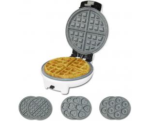 Vaflinė Cecotec Fun Gofrestone 3in1, 700 W, 3 kepiniai, vafliai/keksiukai/spurgos, balta