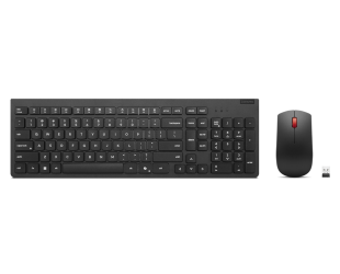 Klaviatūra ir pelė Lenovo Essential, belaidė, rusiška/kirilica, juoda, 2.4 GHz