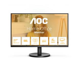 Monitorius AOC 27B3HMA2, VA, Full HD (1080p) 1920x1080 100 Hz, 250 cd/m², HDMI, VGA, Tilt, Garsiakalbiai