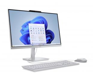Kompiuteris Lenovo A100, 23.8 FHD i3-N305/8GB/512GB/Intel UHD/WIN11 Home/ENG kbd, pilkas