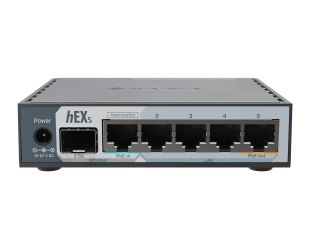 Maršrutizatorius MikroTik hEX S, su RouterOS L4