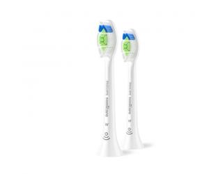 Dantų šepetėlio antgaliai Philips Sonicare Optimal White HX6062/87, suaugusiems, 2 vienetai, baltos