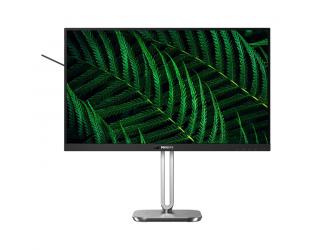 Monitorius Philips 27B2G5601, 27 in, IPS, QHD 2560x1440, 100 Hz, HDMI, DisplayPort, USB-C, aukščio reguliavimas, pasukimas, pasvirimas, garsiakalbiai, Ethernet.