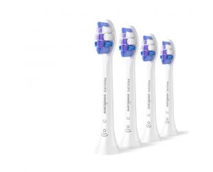 Dantų šepetėlio antgaliai Philips Sonicare Sensitive HX6054/87, suaugusiems, 4 vnt., baltos