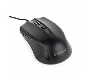 Pelė Gembird MUS-4B-01L, laidinė, USB, juoda