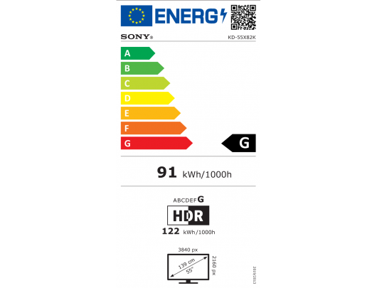 Televizorius SONY KD55X82KAEP