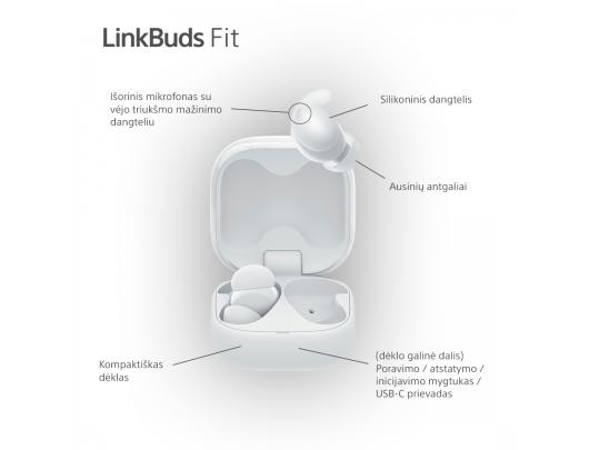 Ausinės SONY WF-LS910NW LinkBuds Fit