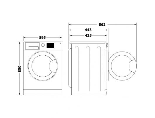 Skalbimo mašina INDESIT MTWSE 61294 WK EE