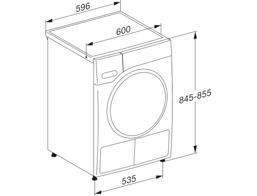 Džiovyklė MIELE  TWC 560 12194150