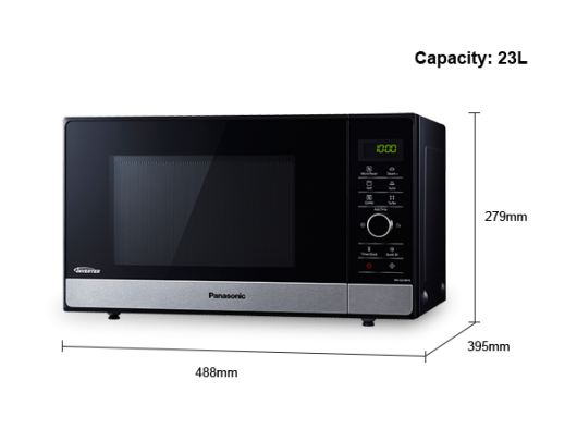 Mikrobangų krosnelė PANASONIC NN-GD38HSSUG