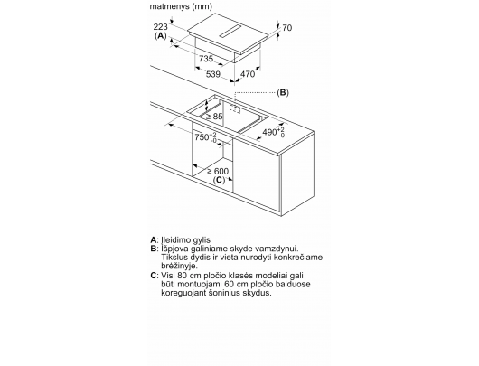 Indukcine kaitlente su gartraukiu BOSCH PVS831B16E