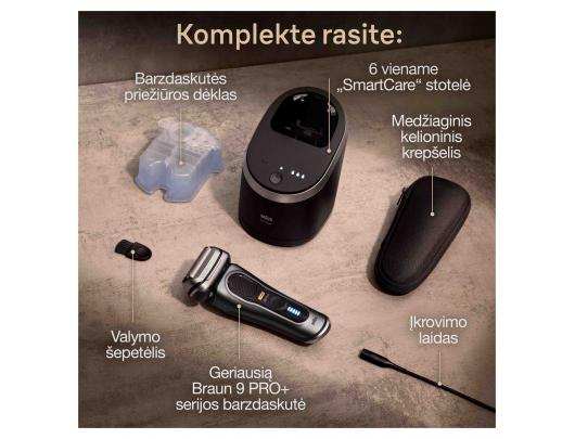Barzdaskutė BRAUN 9567cc Pro+ Silver W&D
