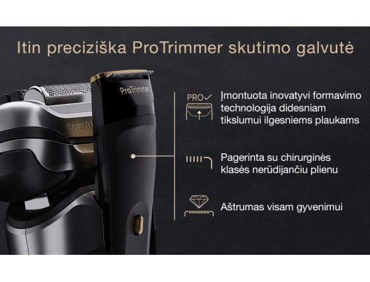 Barzdaskutė BRAUN 9525s Pro+ Grey W&D