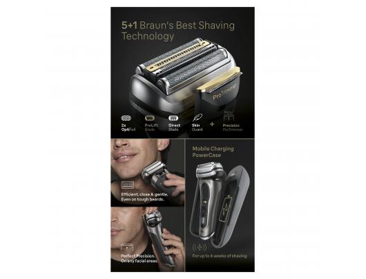 Barzdaskutė BRAUN 9525s Pro+ Grey W&D