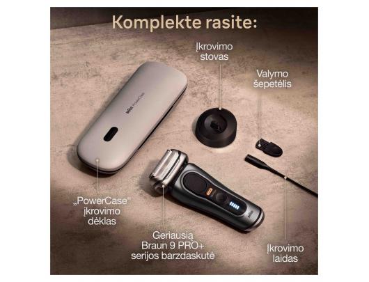 Barzdaskutė BRAUN 9525s Pro+ Grey W&D
