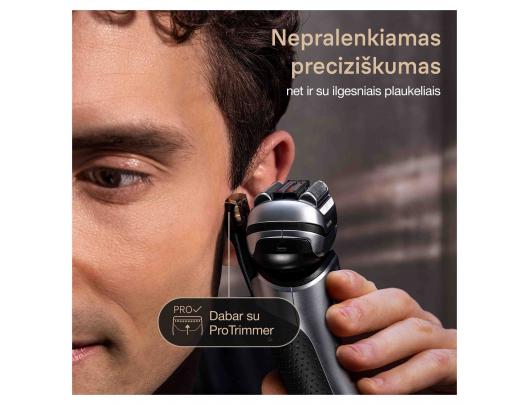 Barzdaskutė BRAUN 9525s Pro+ Grey W&D