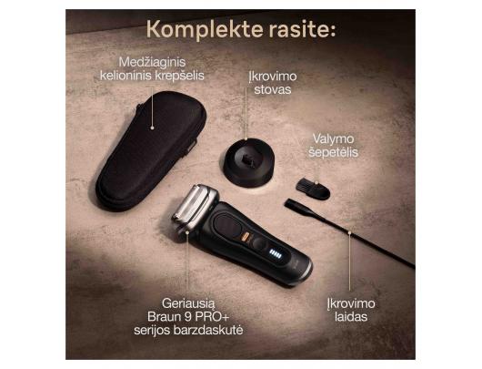 Barzdaskutė BRAUN 9515s Pro+ Grey W&D