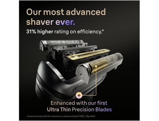 Barzdaskutė BRAUN 9600s Pro+ Black W&D