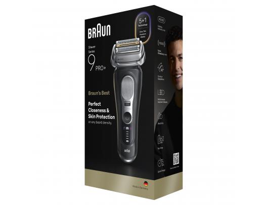 Barzdaskutė BRAUN 9600s Pro+ Black W&D